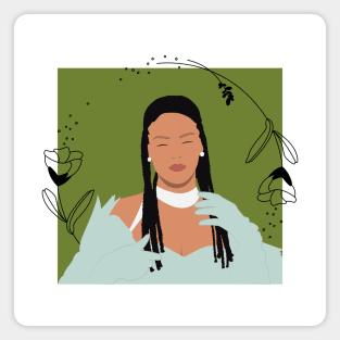 Rihanna Portrait Magnet